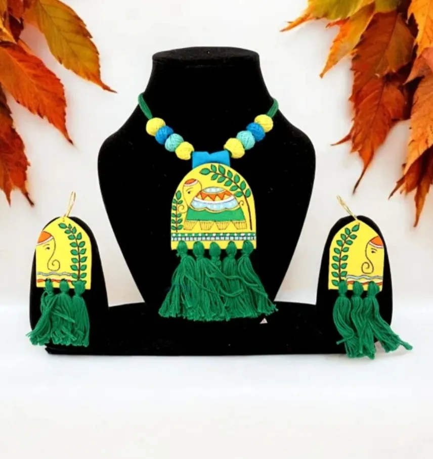 Buy Handmade Turtle Neckpiece Set from Rimberio Fashions - Reseller Bazzar